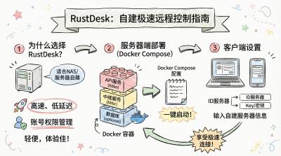 RustDesk 自建中继与账号服务全教程